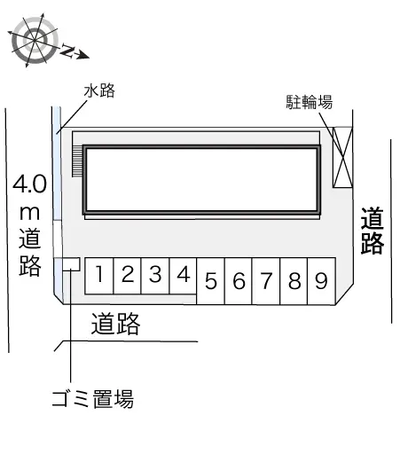 ★手数料０円★堺市中区平井　月極駐車場（LP）